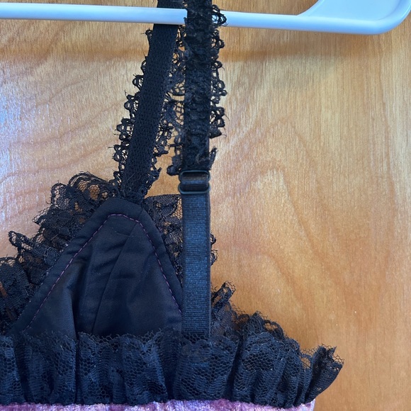Dolls Kill Widow Mauve Velvet Corset Top - Picture 4 of 7
